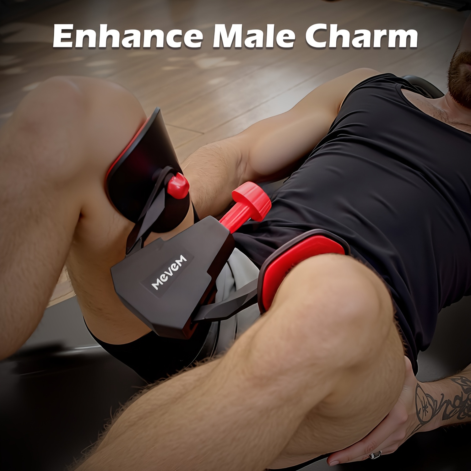 1pc Leg Trainer - Premium Kegel Exerciser for Strengthening Inner Thighs Advanced Adjustable Trainer for Mens Pelvic Floor Health, Levator Sphincter Exerciser for Slimming And Strengthening Thighs And Pelvic MusclesHome Fitness Accessory for Women