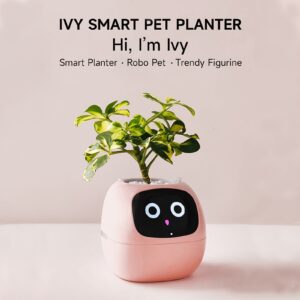 Ivy Smart Pet Planter, Smart Planter Pot Smart Wipes For Houseplants, Smart Home Gardens, Fun Gardening And Fun Control, Compatible With Smart Home Devices, Christmas Gift