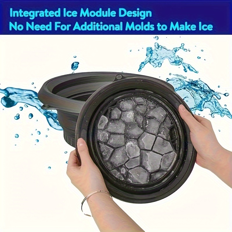 Foldable Silicone Ice Relax Face Basin with Detachable Ice Trays & 30° Ergonomic Edge - Portable Cold Compress for Skincare, Facial Cooling, Reduce Redness/ - Travel-Friendly Design, No Battery Needed, Ice Relax for Face, Skincare Accessory, Ergonomic Design, Easyclean Material - Image 15