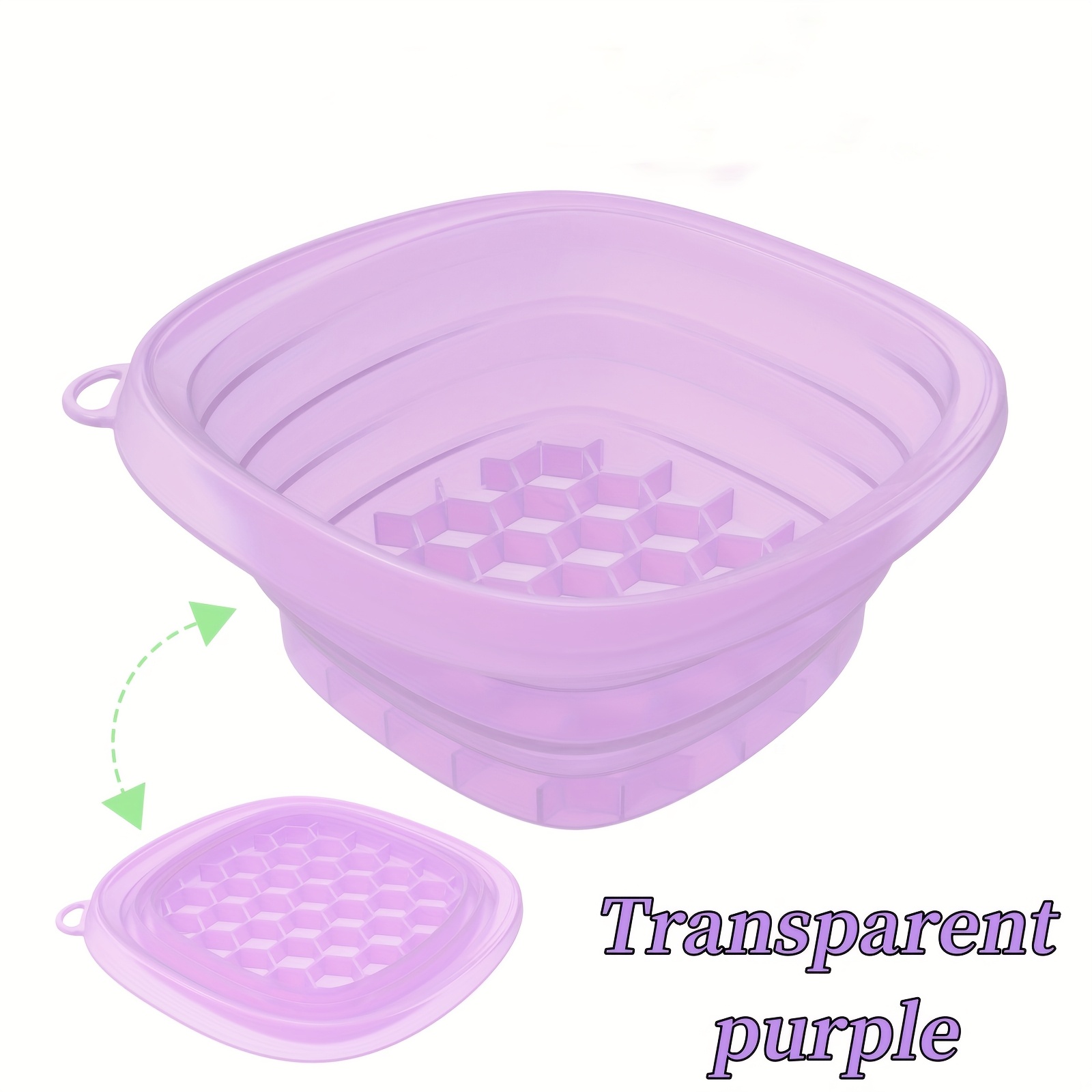 Foldable Silicone Ice Relax Face Basin with Detachable Ice Trays & 30° Ergonomic Edge - Portable Cold Compress for Skincare, Facial Cooling, Reduce Redness/ - Travel-Friendly Design, No Battery Needed, Ice Relax for Face, Skincare Accessory, Ergonomic Design, Easyclean Material - Image 8