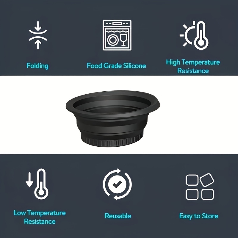 Foldable Silicone Ice Relax Face Basin with Detachable Ice Trays & 30° Ergonomic Edge - Portable Cold Compress for Skincare, Facial Cooling, Reduce Redness/ - Travel-Friendly Design, No Battery Needed, Ice Relax for Face, Skincare Accessory, Ergonomic Design, Easyclean Material - Image 13